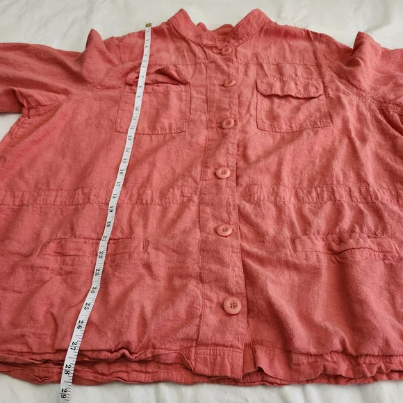 CJ Banks Coral Utility Jacket - Picture 6 of 8